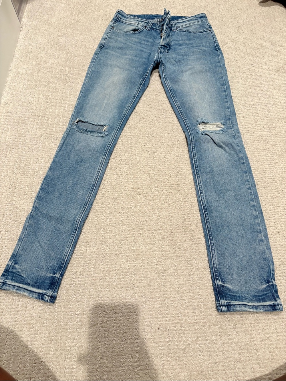 Men’s Ksubi  size 29 Light Wash Distressed Skinny Jeans